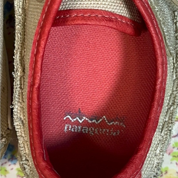 Patagonia Women’s US 4 Beige Red Slip-On Sneakers – Casual canvas shoes - Picture 9 of 10